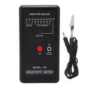 WheatThrive MODEL-100 Surface Resistivity Tester for Electrostatic & Antistatic Material Testing, ASTM D257/IEC61340-5-1 Compliant, One-Button Operation, 40h Runtime