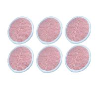 WheatThrive Mop Pads, Spinwave Pads, for Bissell 2124 2039A, Heavy Scrub, Reusable, 6 Pack Orange