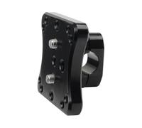 WheatThrive Motorcycle GPS Mount, Bike Phone Holder, 12mm Handlebar Bracket, Adjustable Angle, Metal Plastic, for Motorbike Navigation
