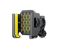 WheatThrive Motorcycle Phone Holder for 4 7 7 Inch Devices, Sturdy ABS Material, Quick and Easy Installation for Every Rider (Yellow)