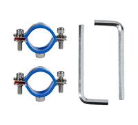 WheatThrive Office Chair Repair Kit, Gas Cylinder Stop Collar, 304 Stainless Steel Clamp, Adjustable 25-28mm Fix for Sinking Chairs, Anti-Slip with Wrench, 2 Pack for Home Office