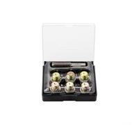 WheatThrive Oil Drain Thread Repair Kit M13-M20 x 1.5mm Hardened Steel Set for Engine Sump Stripped Threads Fix(M17x1.5)