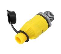 WheatThrive Oil Drain Valve, Quick Change Valve, Mower Drain Plug for Craftsman, Cadet, Troy-Bilt, Tecumseh, 3/8"-18 NPT, Zinc Alloy, Yellow