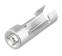 WheatThrive Oxygen Sensor Socket 17mm Hexagonal Opening Remover for Lambda Sensor Wrench Tasks - Silver Finish 1/2 Inch Drive(19mm)