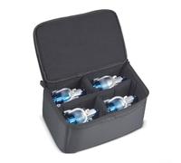 WheatThrive Portable Fishing Reel Storage Bag Designed to Keep Your Equipment Safe and Organized (4grids)