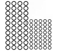 WheatThrive Pressure Washer O Rings, Quick Disconnect Seals, for 1/4 M22 and 3/8 Hose Fittings, Rubber Gaskets Kit, 80 Pieces