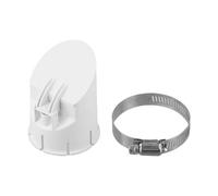 WheatThrive PVC Floor Drain Cover with Auto-Closing Valve, Anti-Odor and Insect-Proof for 50-160mm Drainage Pipes, Roof and Balcony Use