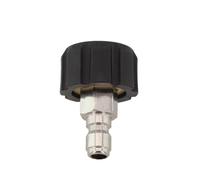 WheatThrive Quick Connector, Pressure Washer Adapter, M22 Fitting, 1/4 3/8 Inch QD Male to M22 14 15mm Female, Brass Stainless Steel, for Karcher Nilfisk Cleaners