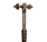 WheatThrive Ratchet Wrench, Drill Chuck Key, Double Ended Wrench, 2-in-1 Quick Release, Compact Alloy Tool for Home & Professional Use