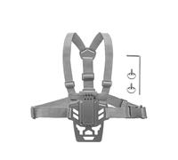 WheatThrive RC Controller Support, Belly Bracket, Chest Strap for DJI Mini 4 Pro, ABS Remote Holder, Stable Gray Mount for Drone Pilots