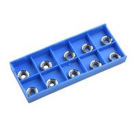 WheatThrive RCGT1003MO-AK H01, CNC Insert, Carbide Insert, 10pcs Round Milling Cutter for Aluminum, Non-Ferrous Metal Finishing