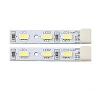 WheatThrive Refrigerator LED Light Bar Compatible with for haier Fridge Freezer Interior Lighting Easy Install 4.5cm