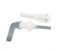 WheatThrive Replacement Chrome Metal Toilet Handle for Standard Cisterns and Practical