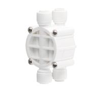 WheatThrive RO Shut Off Valve, Reverse Osmosis Valve, 4 Way Auto Switch for Water Purifier, Quiet Drain Stop, 1/4 Inch Quick Fit, Saves 1000 Gallons Monthly, for 30G-100G Systems
