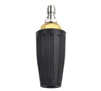WheatThrive Rotating Turbo Nozzle, Pressure Washer Nozzle, 360 Degree Spin, Brass 4000PSI 1/4" Quick Connect, for Heavy Duty Cleaning