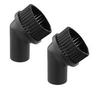 WheatThrive Round Brush, Dusting Brush, Vacuum Attachment for Nilfisk 302002509, 36mm Nozzle for Pet Hair, Carpets, 2 Pack