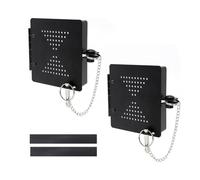 WheatThrive RV Bumper Covers for 4-Inch Square Bumpers, 2-Pack Protective Caps, Secure Fit Debris Guard for Trailers and Campers