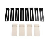 WheatThrive Sill Flower Box Bracket, Adjustable Balcony Pot Holder, Storm-Proof Stainless Steel Fixing Rack for Outside, 4 Pcs