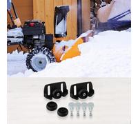 WheatThrive Snow Skid Shoes, Snowblower Skids, 2-Pack Rollers for Two-Stage, Fits 2.5"&3" Bolt, Repl 4902410038