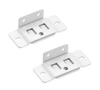 WheatThrive Sofa Connector, Sectional Connector, Furniture Connector, Heavy Duty Iron L-Bracket, No Slipping Joiner for Couch Loveseat Chaise, 2 Pack