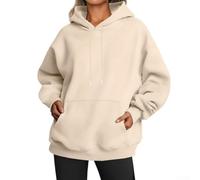 WheatThrive Soft Stretchable Ladies Hoodie 95% Polyester | Fleece-lined interior, soft touch, warm for cold days, solid color options, regular fit design