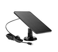WheatThrive Solar Panel, Solar Charger, 4W Monocrystalline Silicon Board for eufy, Blink, REOLINK Cameras, USB Outdoor Power