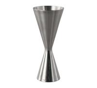 WheatThrive Stainless Steel Cocktail Jigger, Double Shot Measuring Cup, 30/60ml Bar Tool, Durable Silver Mixer for Home Bartenders