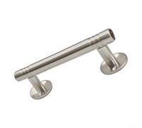 WheatThrive Stainless Steel Door Handle Adjustable Barn Pull Silver | Solid stainless steel, adjustable fit, rust resistant, silver brushed finish, barn door compatible