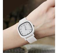 WheatThrive Stylish Edge Design Watch Perfect for Students Seeking Fashion and Comfort (Gray)