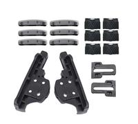 WheatThrive Sunroof Clip, Roof Rail Bracket, Slider Buckle, 16Pcs Plastic Kit, Direct Replace for Jeep Renegade 2015-2021