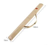 WheatThrive This Practical Canvas Fish Rod Organizer Offers Robust Protection for All Your Gear Needs (1.4m Yellow)