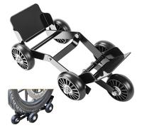 WheatThrive Tire Cart, Motorcycle Mover, Portable Trolley, Foldable Design, 1500lb Capacity, for Electric Bike, Scooter, UTV Flat Tire Push Tool