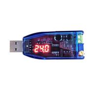 WheatThrive USB Power Module,DC-DC Converter,5V to 1-24V Regulator,Adjustable Step Up Down,LED Display,Low Power for Electronics