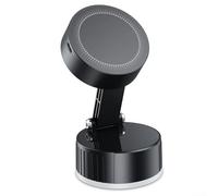 WheatThrive Vacuum Cup Stand Foldable, Wireless Charger Mobile Phone Stand, For Car Dashboard Gym Shower, ABS+TPU+ Magnet, For Kitchen Outdoor Use(Normal)
