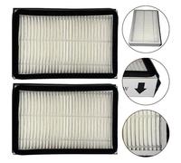 WheatThrive Vacuum Filter Replacement for Kenmore EF-2, 86880, 20-86880, 610445 and Panasonic MC-V194H - 2-Pack Plastic Dust Filter