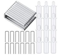 WheatThrive Venetian Blinds Repair Kit - 20 Louver Pins & 20 Repair Nails, Plastic and Metal Hardware for Replacement and Maintenance