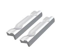 WheatThrive Vise Jaw Pads, Bench Vise Protectors, Magnetic Non-Slip Strips for Clamping, Aluminum Alloy Anti-Marring Guards, 2 Pack, 4-8 Inch for Metalworking Woodworking