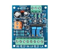 WheatThrive VU Meter Driver Board, Stereo Audio Level Meter, AC 12V Power, Mute Function, 55x66mm PCB for Amplifier DIY