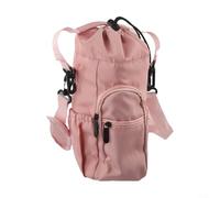 WheatThrive Water Bottle Carrier with Adjustable Strap Insulated for 20oz/40oz Bottles (Pink)