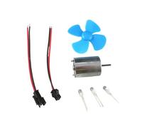WheatThrive Wind Turbine Generator, Dynamo Motor Kit, 12V DC Power, 0-20V Output, DIY Windmill Blades for Home, School Science Projects