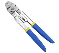 WheatThrive Wire Rope Crimping Tool, Swaging Pliers, Cable Crimper, Heavy Duty Carbon Steel, Non-slip Grip, Self-locking, 10 Inch, for Fishing, Railings, Dog Ropes
