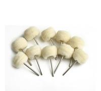 WheatThrive Wool Polishing Wheel, Felt Buffing Disc, Rust Remover for Metal Stone Wood, 2.35mm Shank Carving Burrs, 10pcs