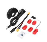 WheatThrive XT30 Socket Fast Charging Adapter for Xiaomi Mi 3, Mi 4, and M365 Electric Scooters - 12V-50V Wide Input, Dual USB-A/USB-C Ports, ABS + Silicone