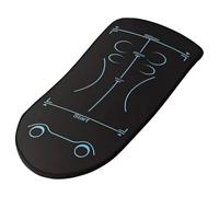 Wheel Abdominal Roller Mat - Foldable Anti-Slip Yoga Floor Mat | Technical Cloth Lightweight Portable Pad, Non-Slip Ab Roller Mat For Core Workouts, Pilates, Fitness Training & Knee