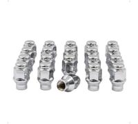 Wheel Accessories Parts Set of 20 Closed End ET - Extended Thread 1/2 Bulge Acorn Conical Seat (3/4 Hex) Lug Nut Kit