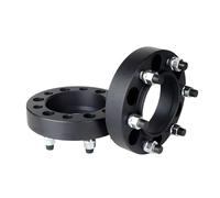 Wheel Adapter 2Pieces 25/30/35/40/45/50mm PCD 6x139.7 CB 95.1mm Wheel Spacers Adapter 6 Lug Suit for Toyota Tundra/Land for Cruiser(2PCS 50mm Black)