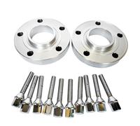 Wheel Adapters 2pcs 5x120 72.6 Hub Bore Car Wheel Spacers 10pcs 12x1.5 Cone Thread For E46 325Ci E60 E90 E61 545i E36(20mm silver)