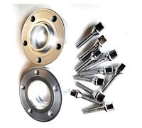 Wheel Adapters For BMW For E91 For Phase 1 20mm=0.8'' 2pcs 5x120 72.6 Hub Centric Bore Car Wheel Spacers +10pcs 14x1.25 Cone Thread(20mm Silver)