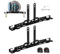 Wheel Alignment Tool - Heavy Duty Leveling Aligner, Wheel Alignment Device, Toe Plate With Tapes | Upgraded Camber Measuring Device For Garage, Home, Trailer