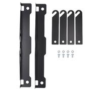 Wheel Alignment Tool Plate Set, Heavy Duty Alloy Steel, Black, Universal Front End Calibration for Car, 2 Pieces - Precise Alignment Measurement, Quick Diagnosis, Durable